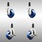 Service Caster 3 Inch 316SS Solid Poly Swivel 1-1/8 Inch Expanding Stem Caster Brake SCC, 2PK SCC-SS316EX20S314-SPUS-2-TLB-2-118 - alternate 1